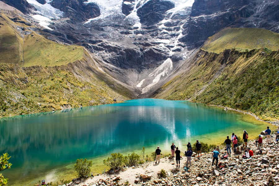 1 Day - Humantay Lake - Breakfast before the uphill section