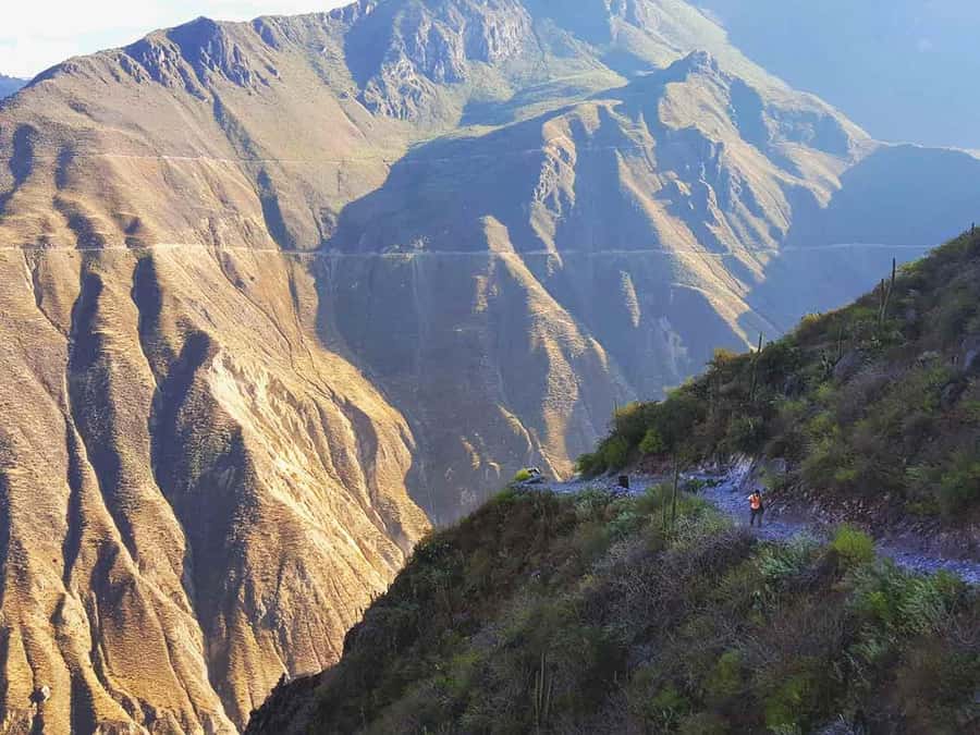 3-day trek to the Colca Canyon from Arequipa ending in Puno - Day 2: Village paths from San Juan to Sangalle Oasis