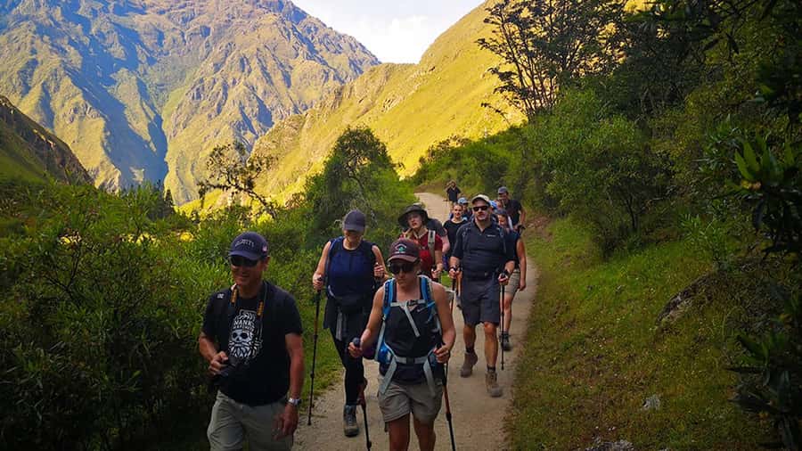 4 days/3 nights: Inka Jungle Trek to Machu Picchu - Day 2: The old Inca road and Cocalmayo hot springs