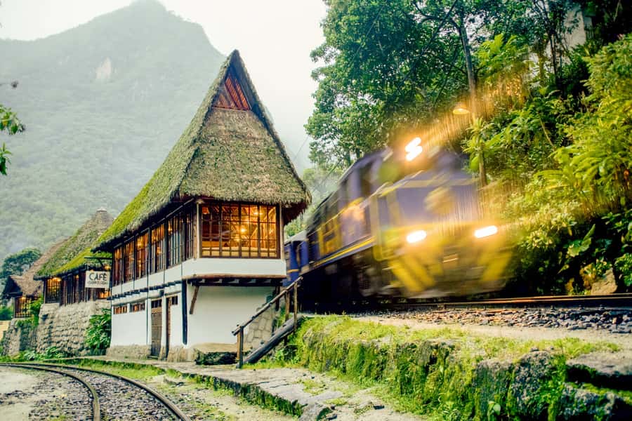 Aguas Calientes: Lunch at Cafe Inkaterra Restaurant - The Ese’Eja roof and river setting