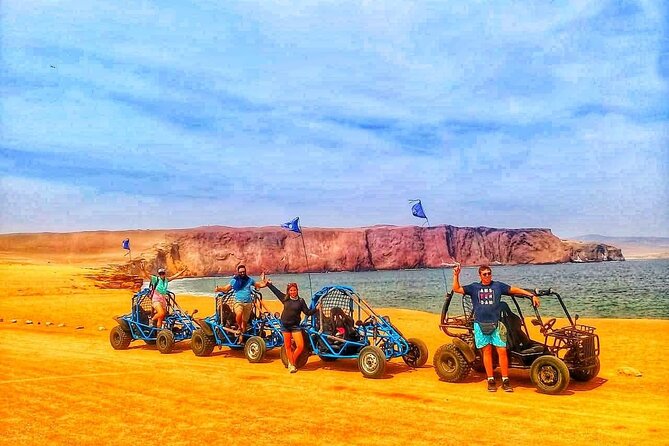 Buggy ride in Paracas National Reserve - Following the convoy into the reserve