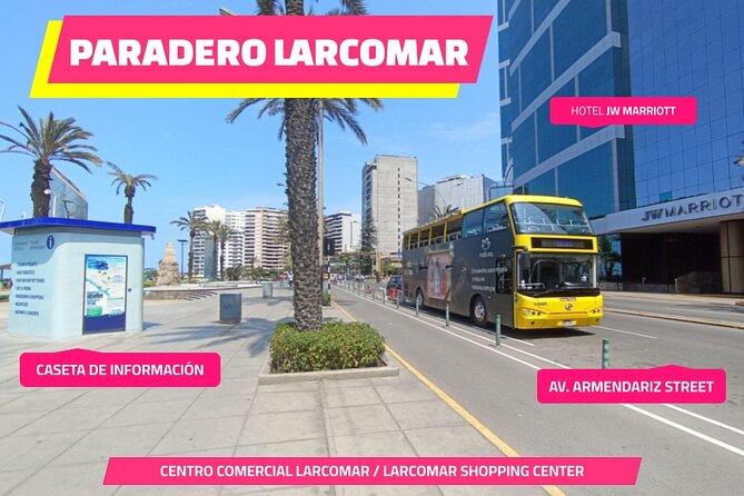 City Tour Panoramic Bus Departure from Larcomar - Pucllana: Lima before the Spanish arrival