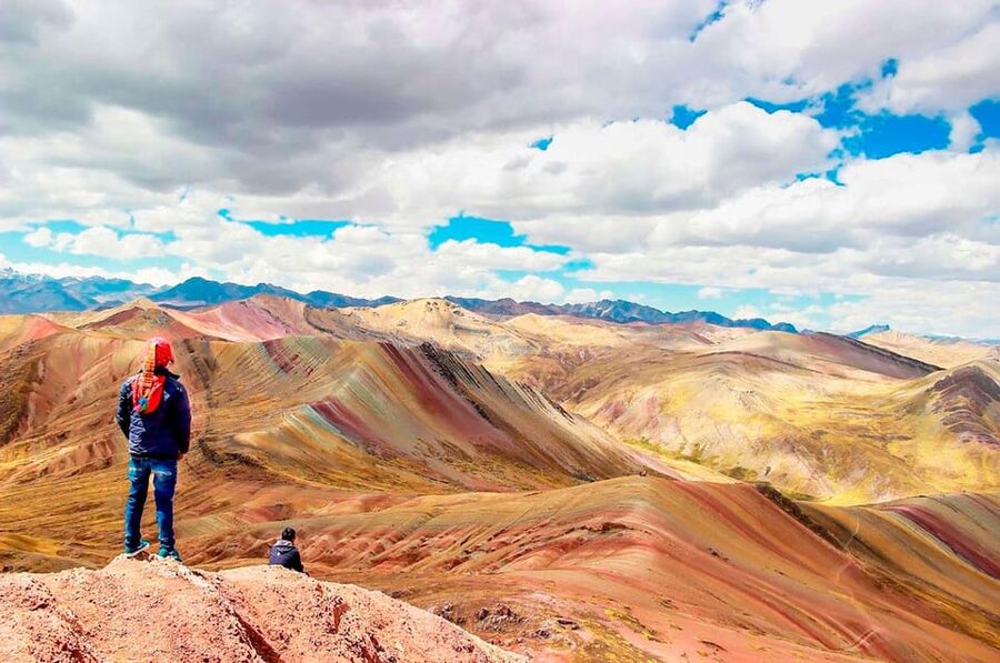 Colorful mountain tour Palcoyo | Cusco - Three viewpoints and the striped Palcoyo mountains
