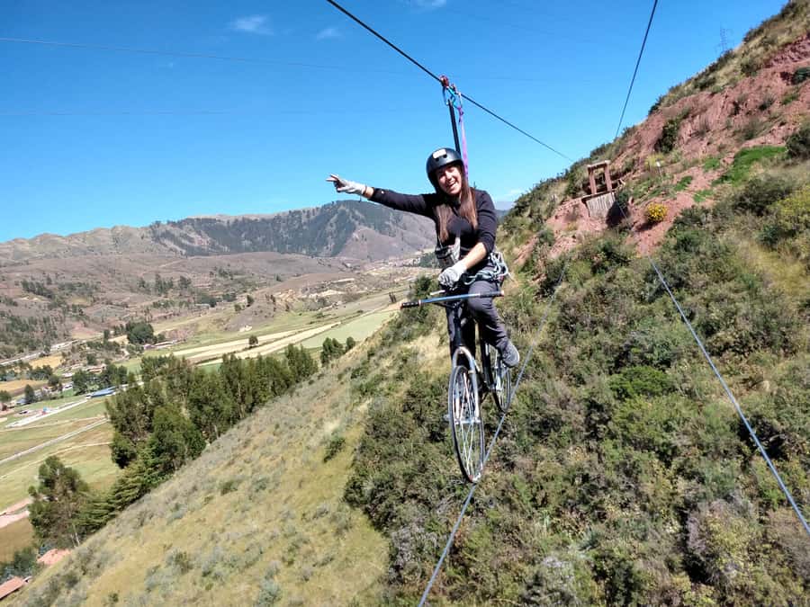 Cusco: Extreme Sky Bike and Rappelling Adventure - Getting fitted and learning the safety system