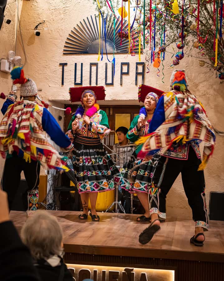 Cusco: Folkloric Andean Show & 3-Course Dinner at Tunupa - Arriving at Tunupa beside Cusco’s main church