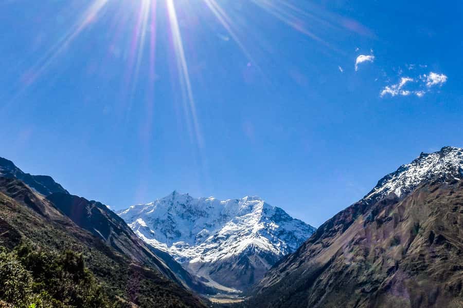 Cusco: Humantay Lake Tour with Breakfast and Buffet Lunch - Soraypampa and the first view of Salkantay