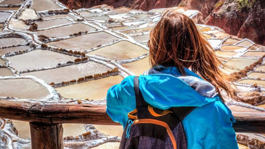 Cusco: Maras and Moray Tour ending in Ollantaytambo - The Maras salt pools, still in use today