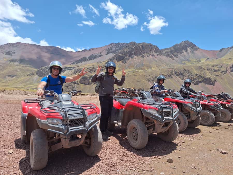 Cusco: Rainbow Mountain In Quad Bikes /walk 5 minutes/+meals - Breakfast in Cusipata before the ride