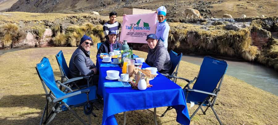 Cusco: Rainbow Mountain & Red Valley Tour with Picnic meals - Reaching Rainbow Mountain above the Ausangate range
