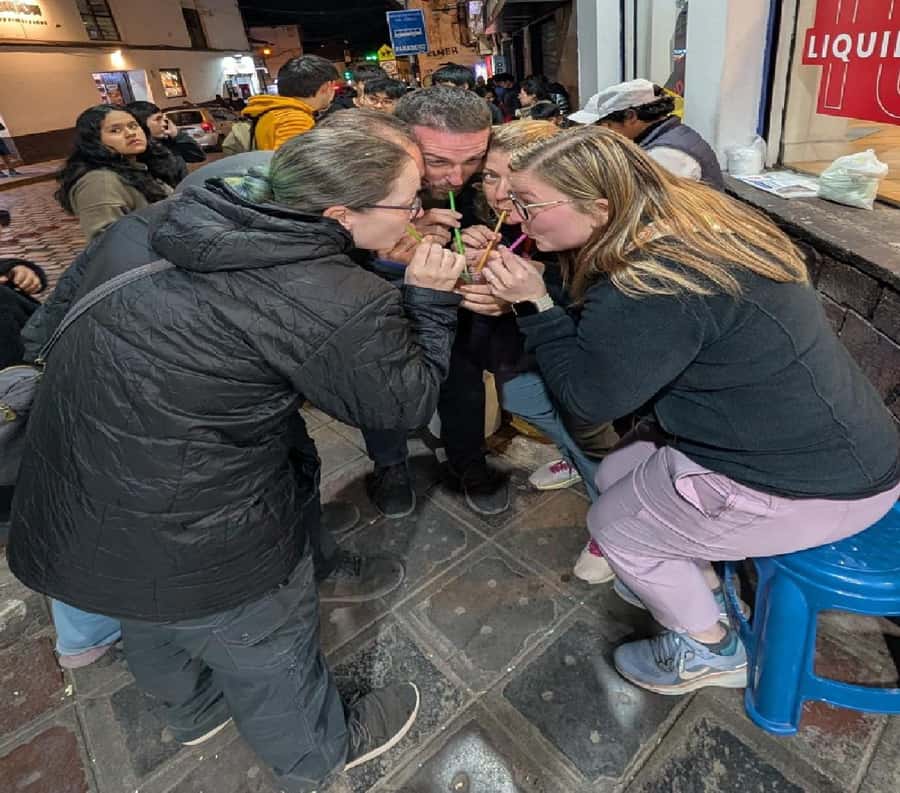 Cusco street food tour - Night views make the walk more than a food crawl