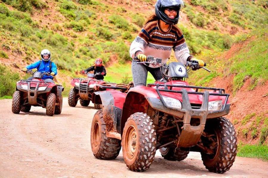 Cusco: Zipline + ATV's | Salt Mines of Maras and Moray | - Four zipline cables above the valley