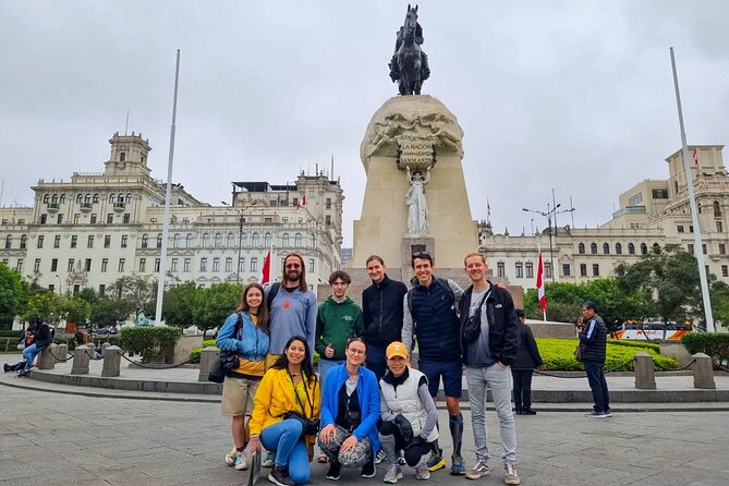Essential Lima: Half-Day Tour with Catacombs & Pick-Up - Plaza San Martín begins the story