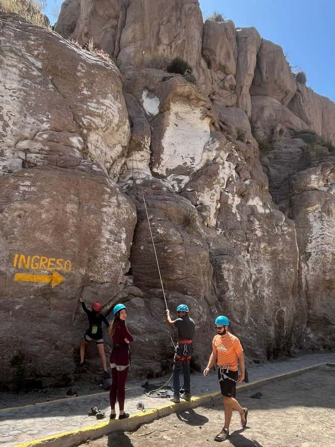 From Arequipa: Climbing in the Chilina Valley - The 10:00 a.m. pickup and ride to the valley