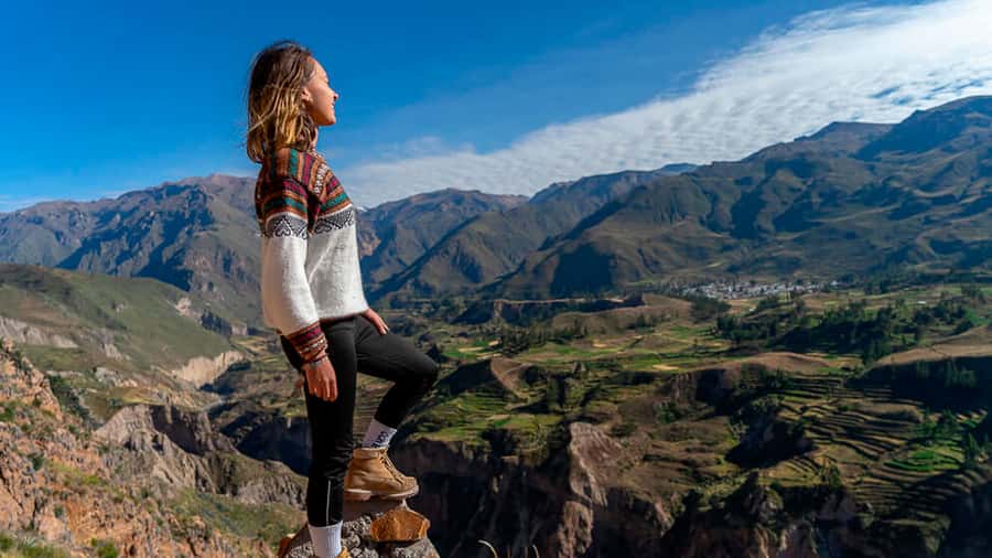 From Arequipa: Full Day Colca Canyon Tour - Chivay at 3,635 meters: lunch and hot springs