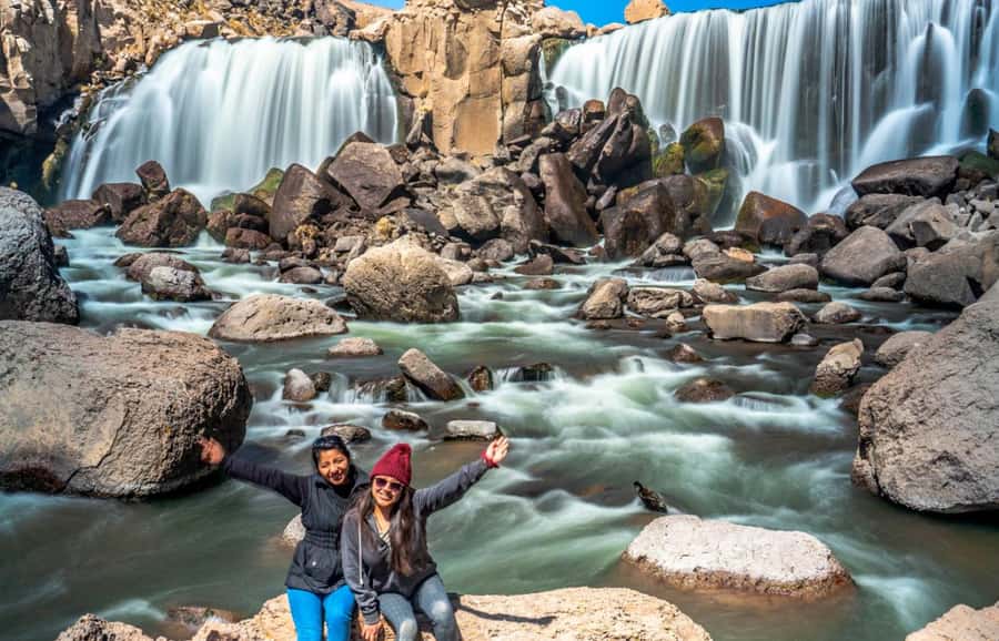 From Arequipa: Road to Pillones Waterfall - Pampa de Arrieros and Patahuasi: useful first stops