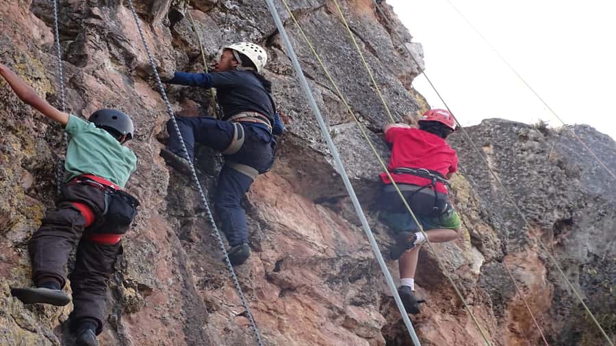 From Cusco: Balcony of the Devil Rock Climbing - Three limestone levels, with a clear challenge