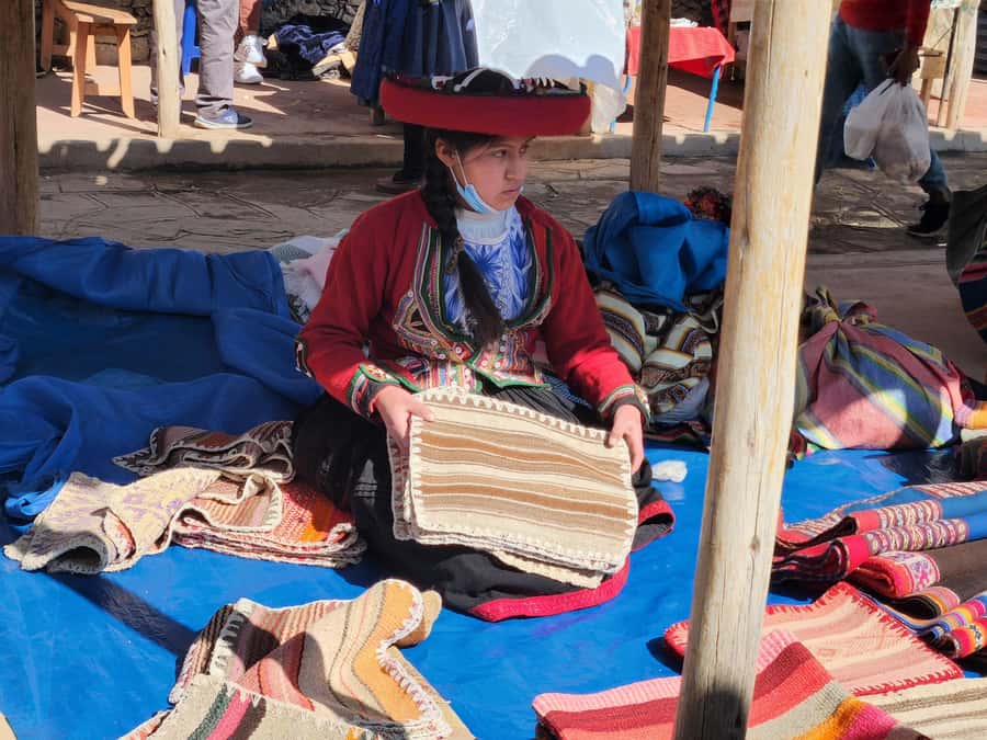 From Cusco: Chinchero, Moray, Maras and Ollantaytambo - The Maras Salt Mines and 3,500 working pools
