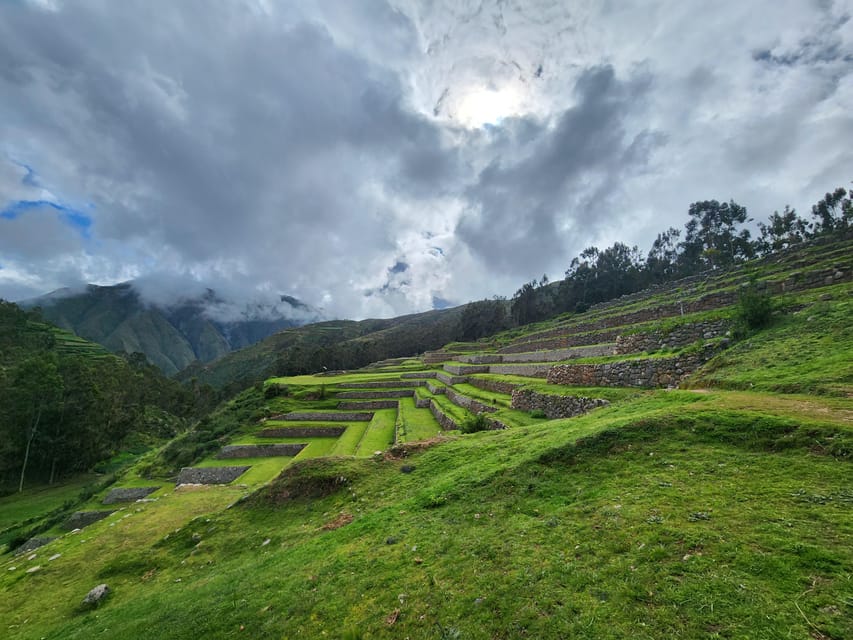 From Cusco: Chinchero, Moray, Maras, Ollantaytambo and Pisaq - Maras turns salt into a mountain spectacle