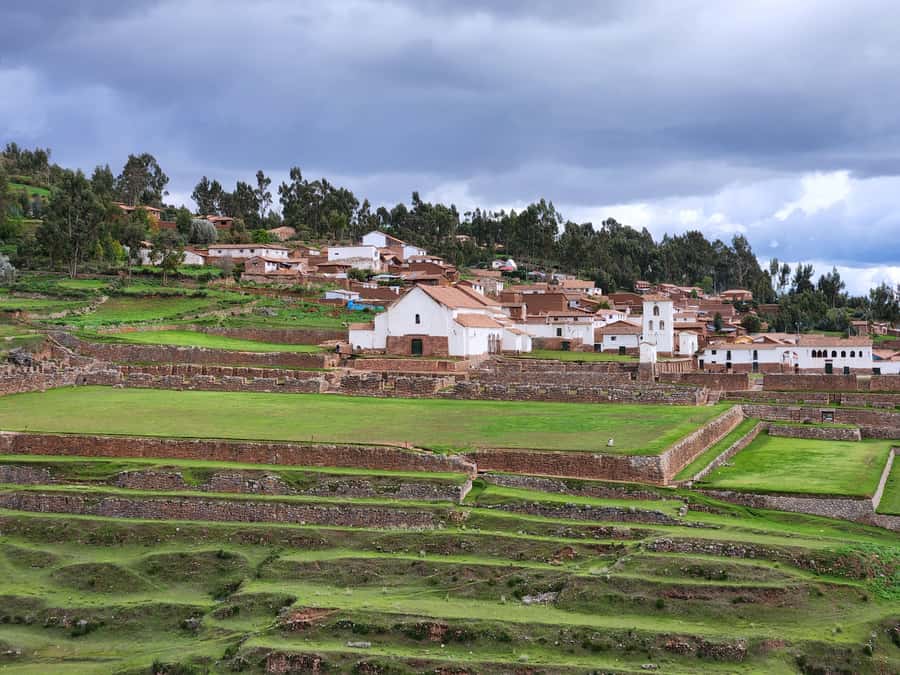 From Cusco: Chinchero, Moray, Maras, Ollantaytambo, Pisaq - Maras Salt Mines: a living Andean tradition