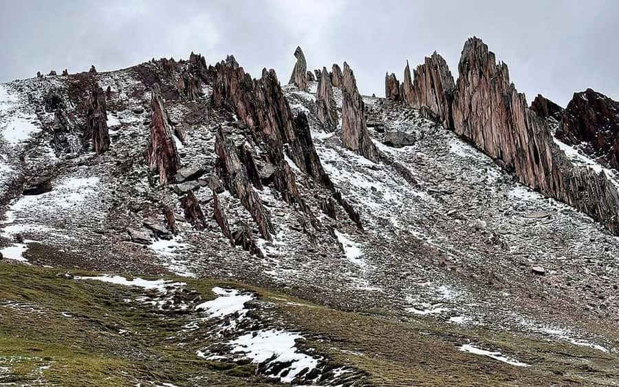 From Cusco: Full day Palccoyo Mountain tour - The stone forest and the Red Valley