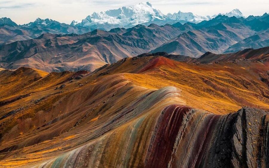 From Cusco: Full day Palccoyo Mountain tour - Buffet lunch in Cusipata and the return to Cusco
