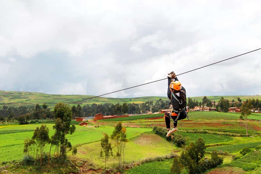 From Cusco: Half-Day Zip Line Adventure - From Cusco to Racchi in about 50 minutes