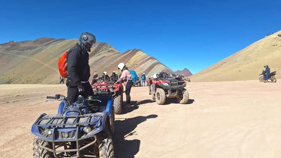 From cusco: Rainbow Mountain ATV Tour with meals - The 3:30 am pickup and the road to Cusipata