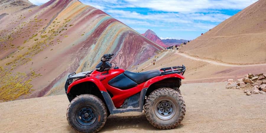 From Cusco: Rainbow Mountain in ATV Quad Bikes + meals - Reaching Vinicunca with less walking