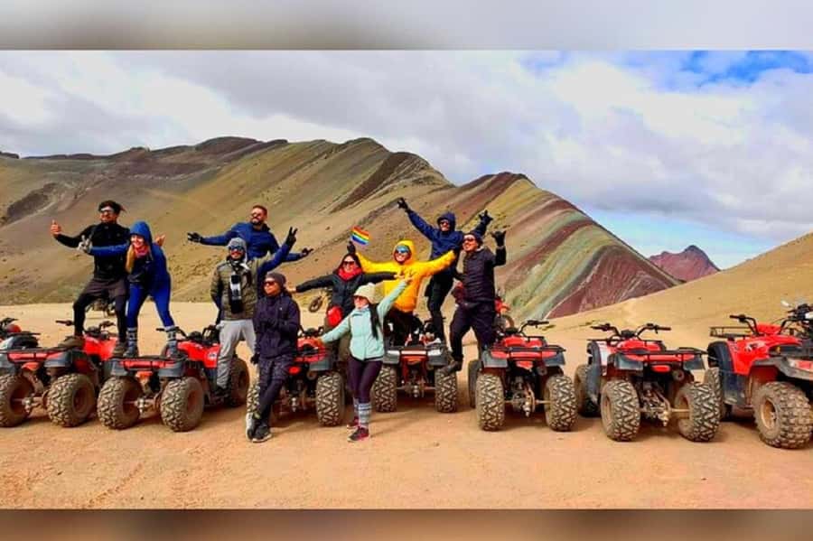 From Cusco: Rainbow Mountain in ATV Quad Bikes + meals - Llamas, alpacas, and Quechua communities