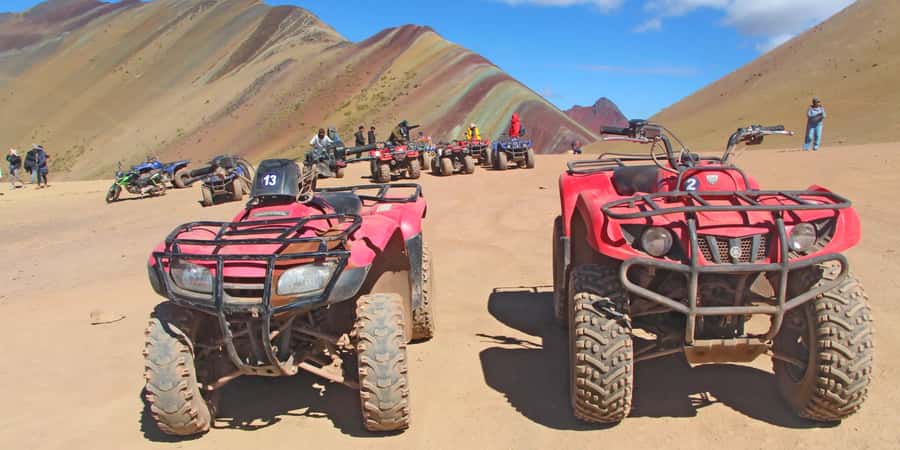 From Cusco: Rainbow Mountain in ATV Quad Bikes + meals - What $77 gets you