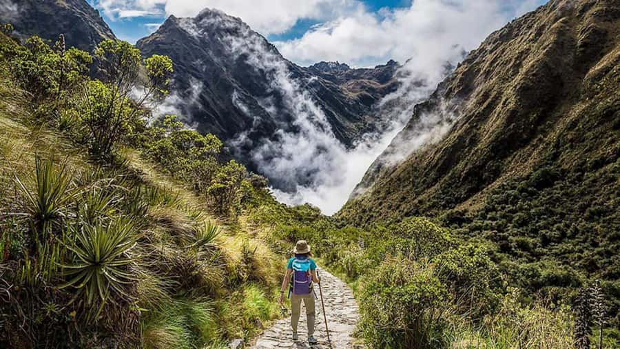 From Cusco: Salkantay trek 5 days/4 nights meals included - Day 4: Lucmabamba, Llactapata, and the railway walk