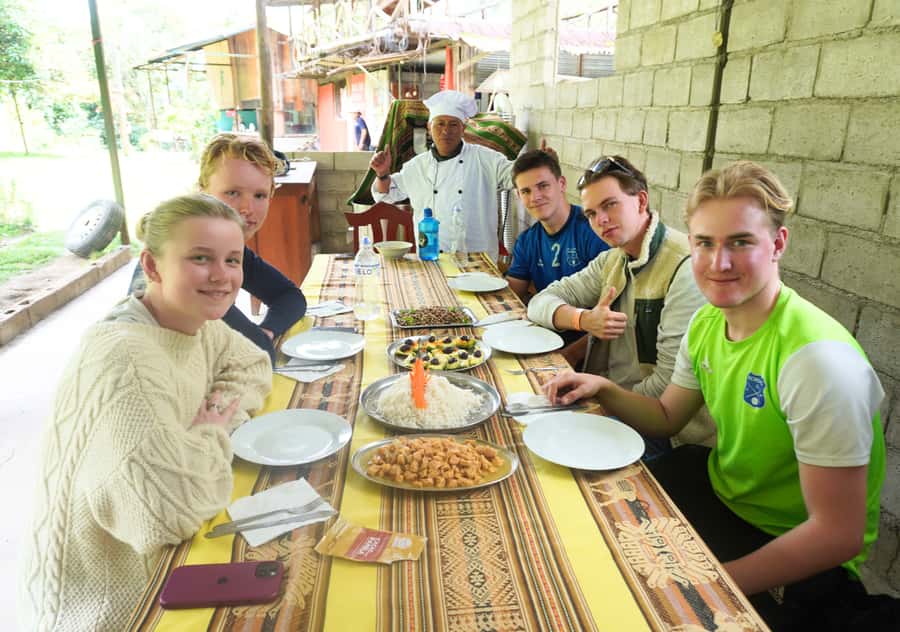 From Cusco: Salkantay Trek to Machu Picchu 5D/4N or 4D/3N - Day 3: Rainforest trails, fruit farms, and Cocalmayo