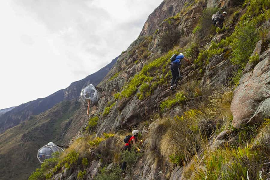 From Cusco: Via Ferrata and Sky Lodge Zipline - Leaving Cusco for the rock face