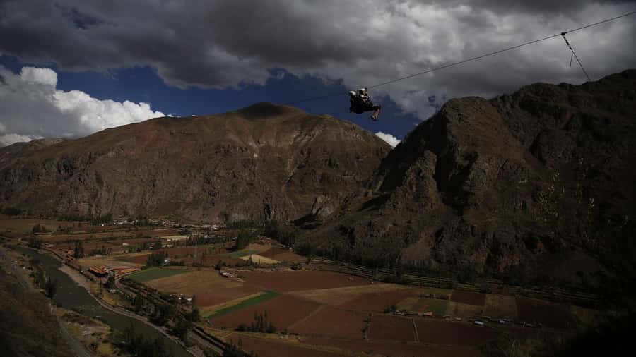 From Cusco: Via Ferrata & Zip Line with lunch - Flying down on lines up to 700 meters