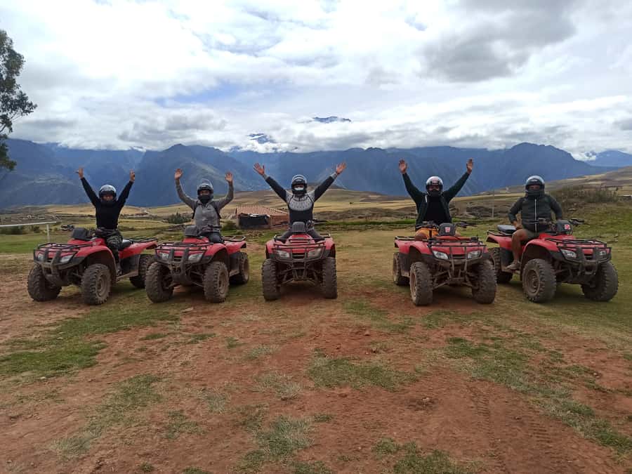 From Cuzco: Salt Mines and Moray Ruins ATV Adventure - The Salt Mines and their mountain pools