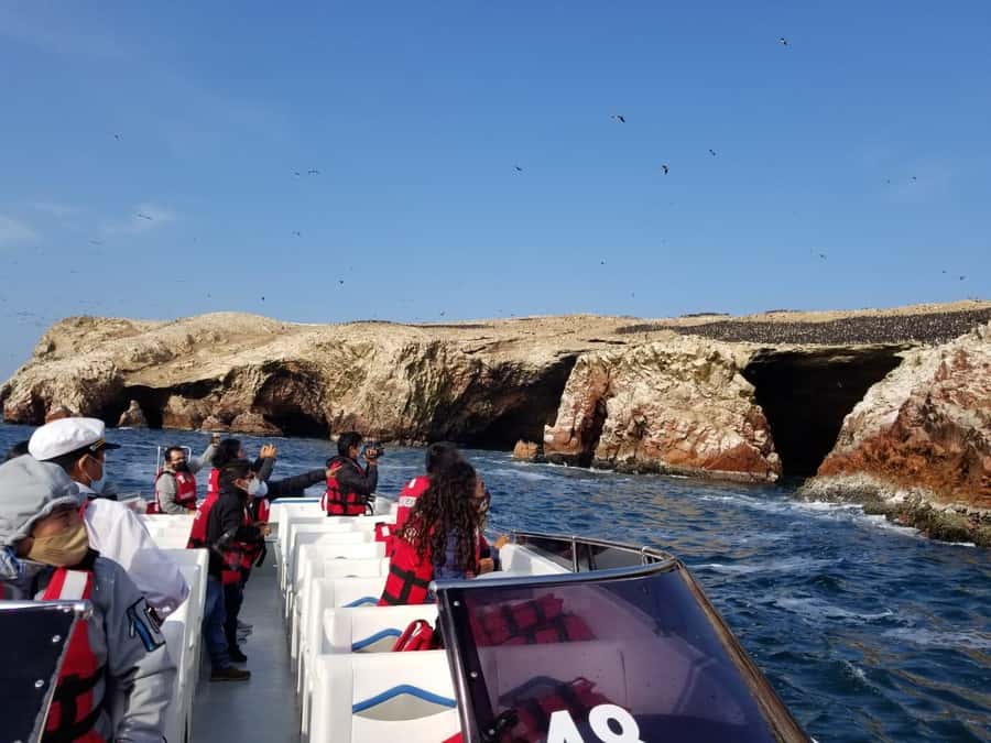 From Huacachina: Ballestas and Paracas Reserve - GROUP TOUR - Lagunilla lunch stop and the spending pressure