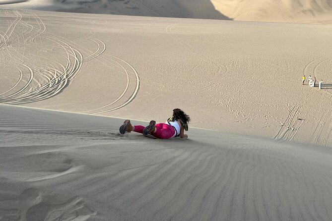 From Huacachina: Sunset buggy and sandboarding - Sunset time on the dunes
