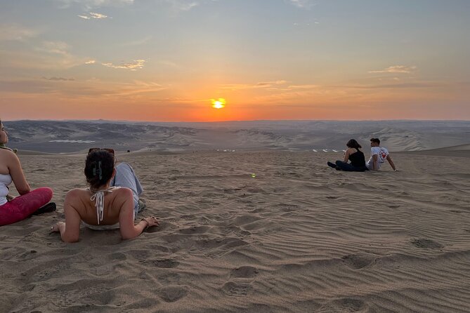 From Huacachina: Sunset buggy and sandboarding - Sandboarding on two slopes
