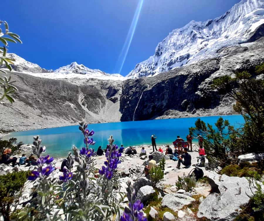 From Huaraz: Lake 69 Trek Day Tour - White Mountain Range - Starting the Hike at 3,900 Meters