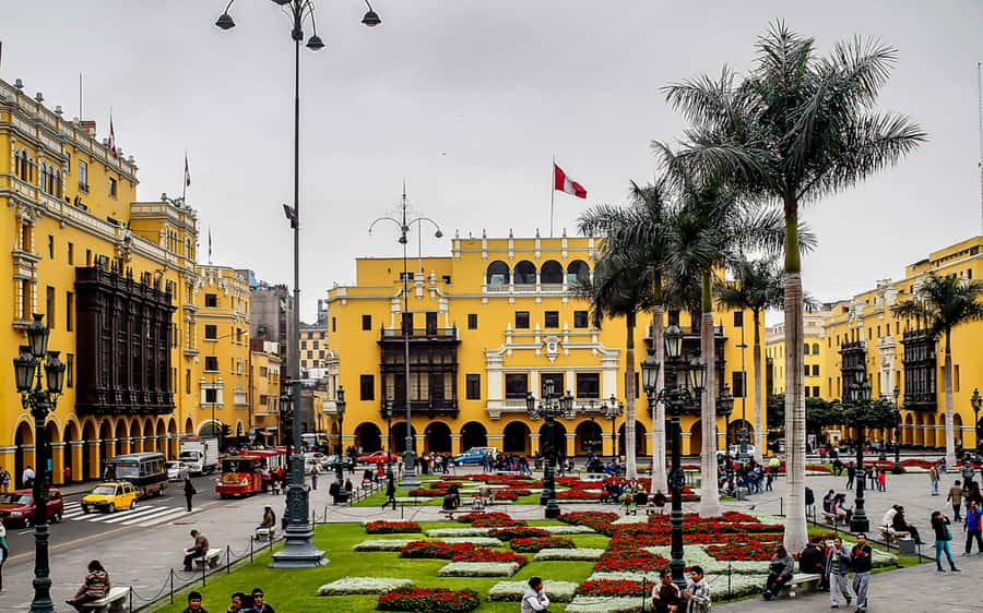 From Lima: City Tour with Catacombs & Pachacamac Inka Ruins - Plaza San Martín and Lima’s civic center