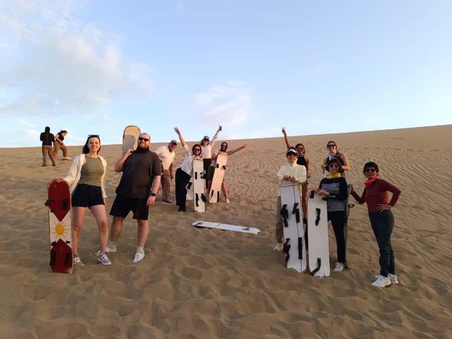 From Lima: Day trip to Paracas, Ica and Oasis Huacachina - The return to Lima at 5:30 PM