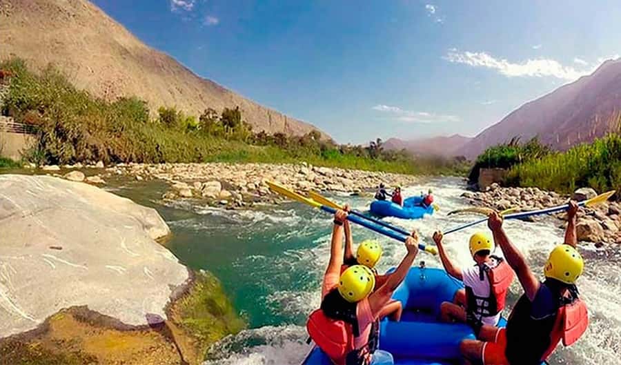 From Lima | Lunahuana River Rafting | Adventure in Canete - Cerro Azul Begins the Day by the Coast