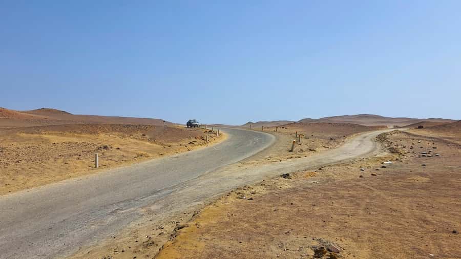 From Paracas: Paracas National Reserve Private Tour - The Cathedral viewpoint after the 2007 earthquake