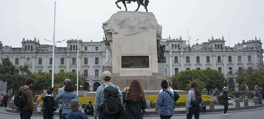 From Port of Callao: Lima Sightseeing Tour - Plaza Mayor and the grand colonial center