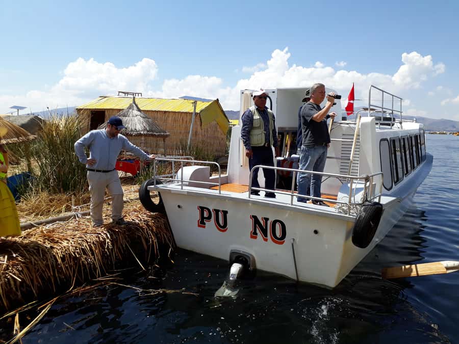 From Puno: full day tour to Uros and Taquile with Lunch - The long speedboat crossing to Taquile
