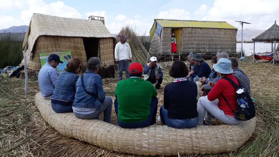 From Puno: full day tour to Uros and Taquile with Lunch - Taquile Island, the active heart of the day