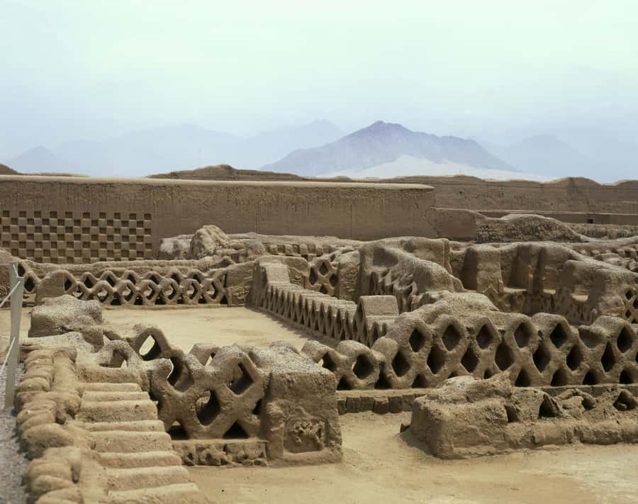From Trujillo: Temple of the Moon and Sun and Chan Chan - Starting at Campiña de Moche after a 10:00AM pickup