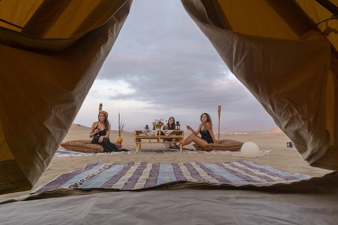 Glamping in Huacachina Desert - Dinner with a private chef and wine