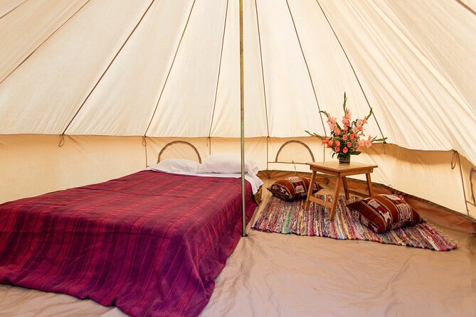 Glamping in Huacachina Desert - Morning breakfast and the promised shower