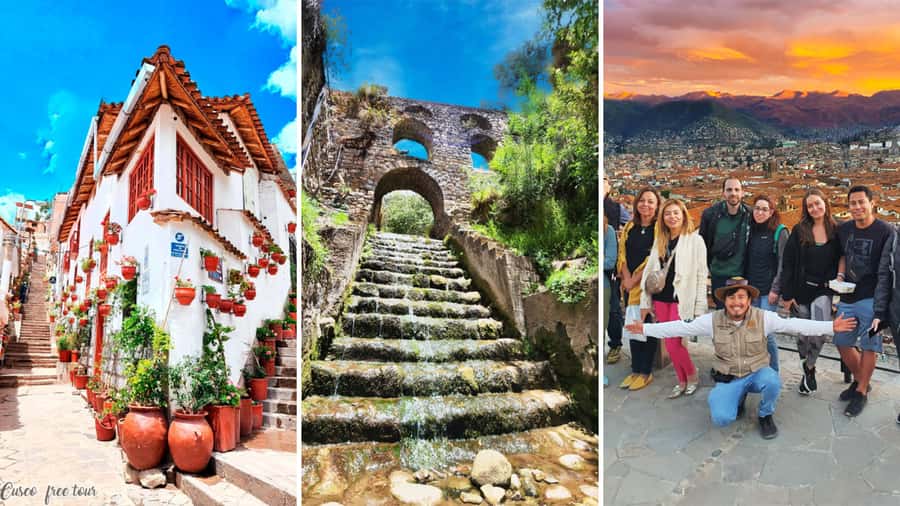 Historic/music Cusco FreeWalkingTour "free drink" Group Tour - Qoricancha, the Sun Temple, and layered Cusco